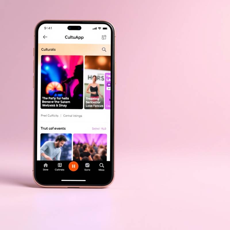 Aplicación móvil para gestión de eventos culturales CultuApp